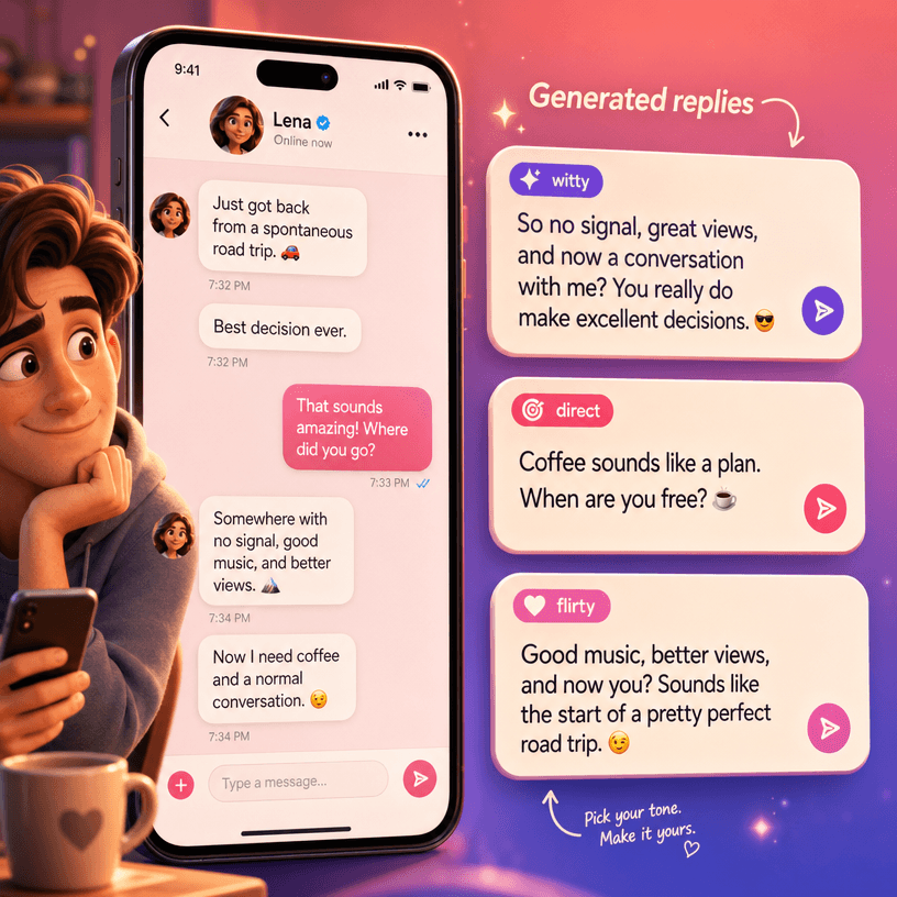 AI Dating Reply Generator From Screenshots preview